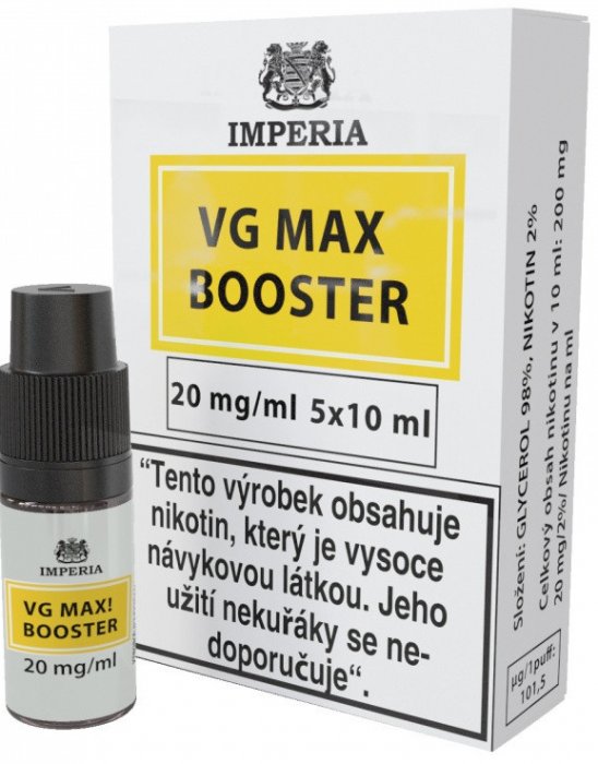 VG MAX Booster IMPERIA VG100 - 20mg - 5x10ml